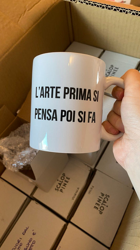 Tazza l'arte prima si pensa