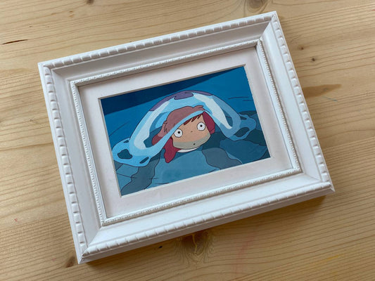 Ponyo, dipinto a mano da Giulia Riva.