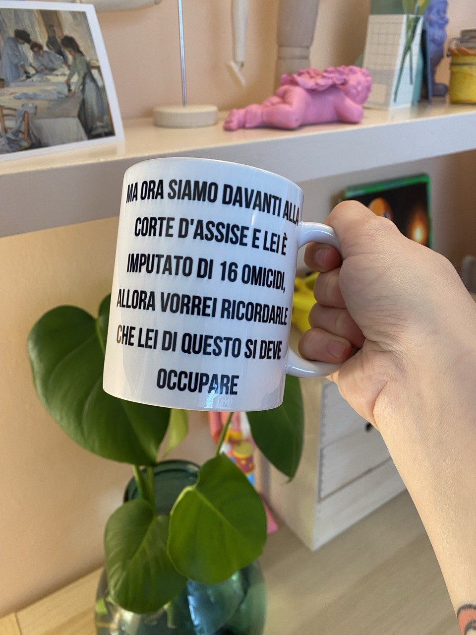 Tazza poesia sul mondo