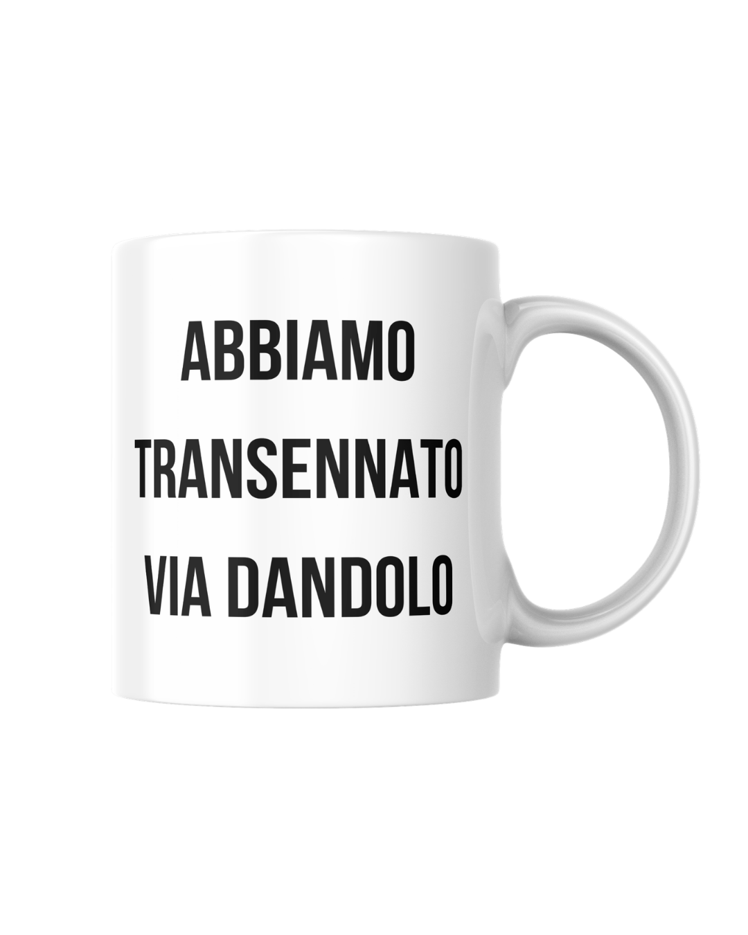 tazza abbiamo transennato via dandolo