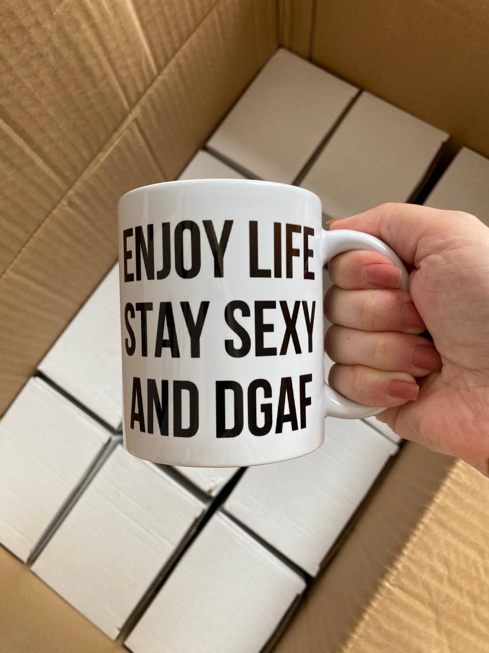tazza 350ml enjoy life stay sexy hugel scaloppinee