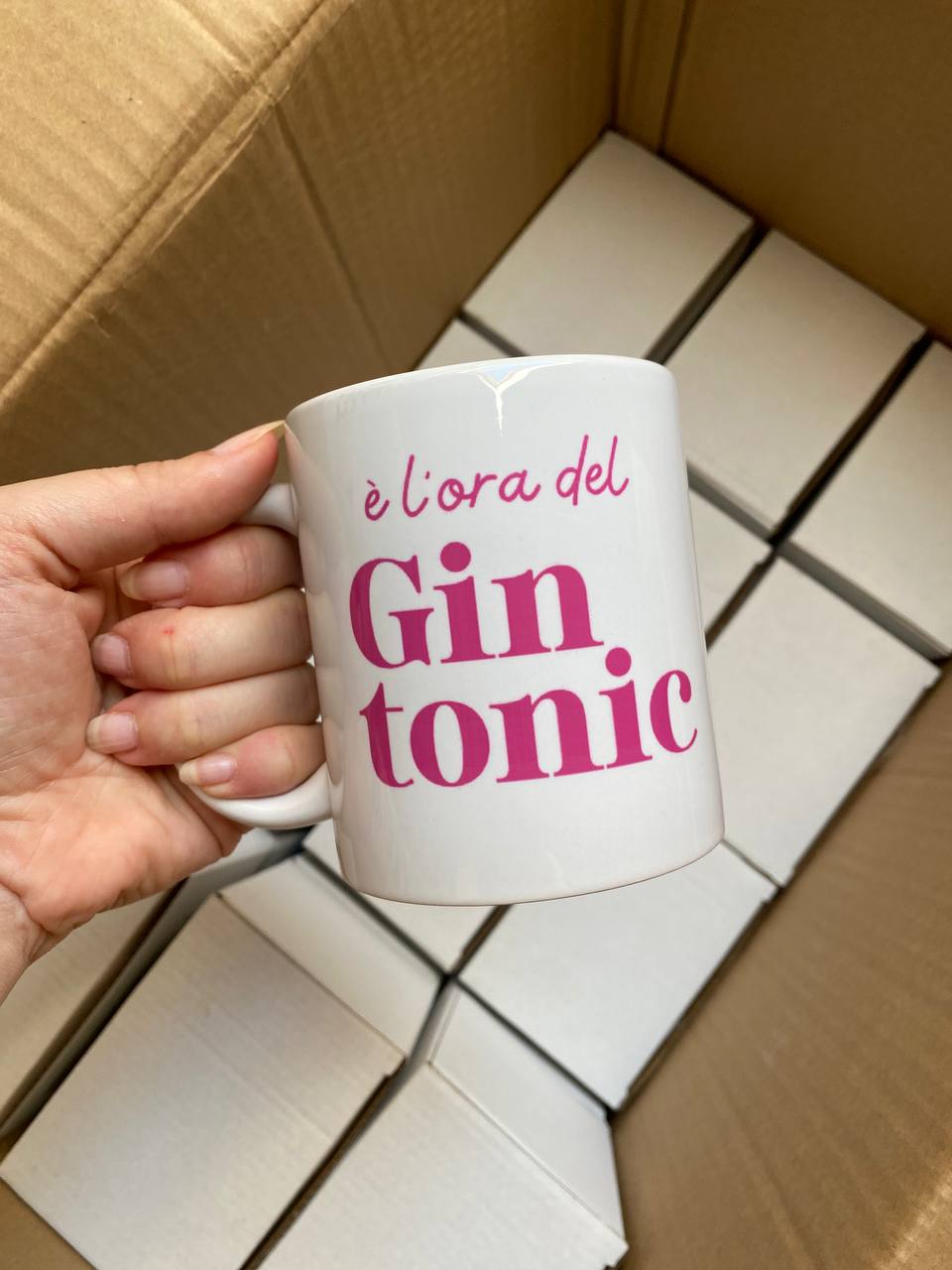 tazza meme orietta berti è l'ora del gin tonic scaloppinee