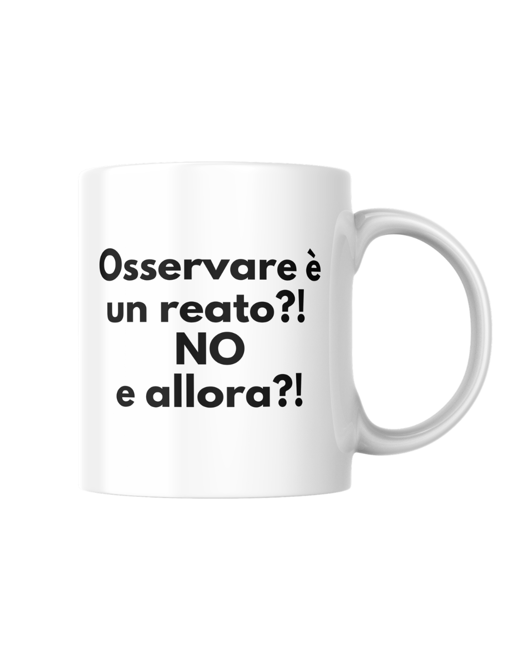tazza osservare è un reato scaloppinee