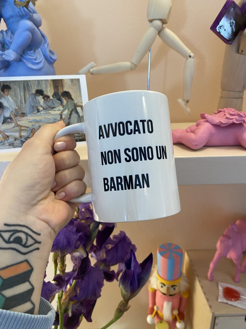 tazza avvocato non sono un barman