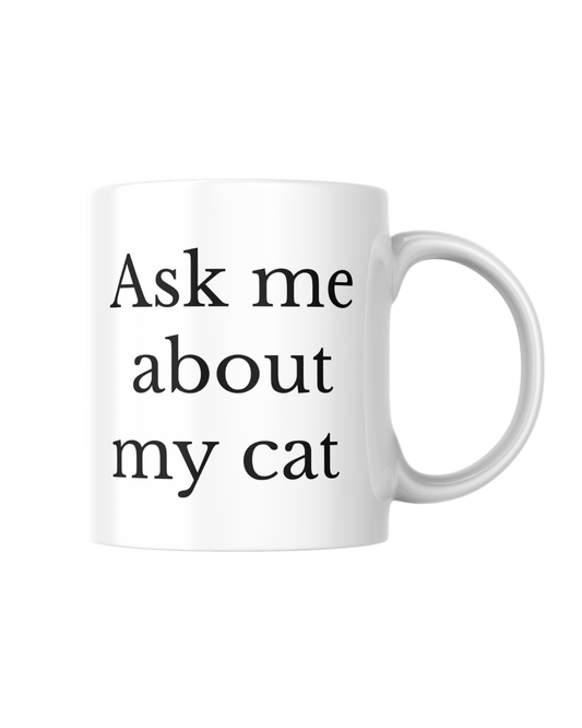 Tazza ask me about my cat